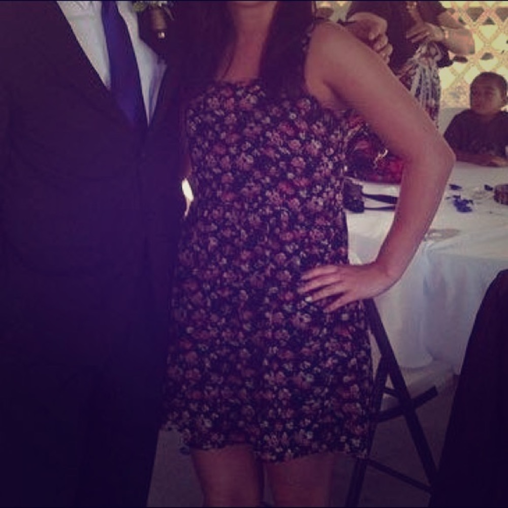 Flower dress, with straps